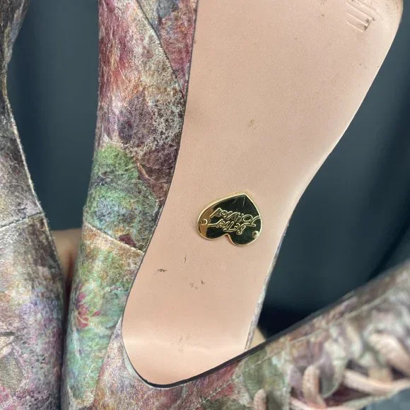 Betsey Johnson Floral Platform Heels - Picture 10 of 12